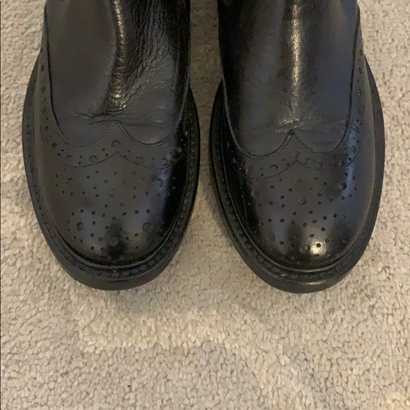 Black short biker boot - Picture 7 of 8